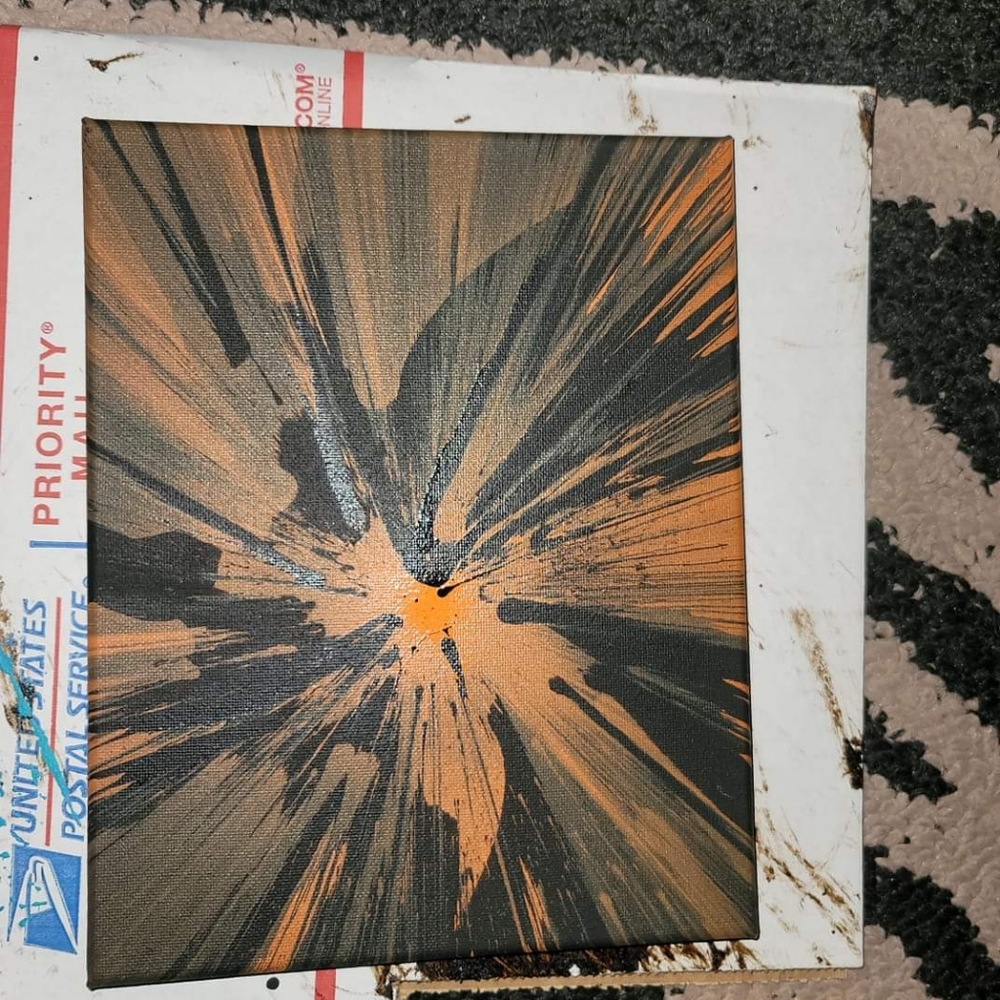 Harley spin art